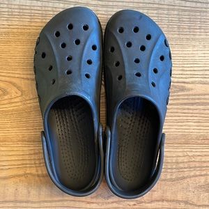 EUC Black Baya Crocs, mens size 12